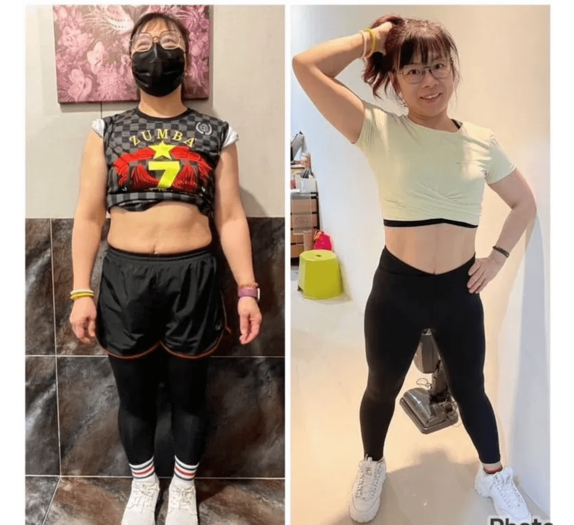 小萍姐前後體態紀錄